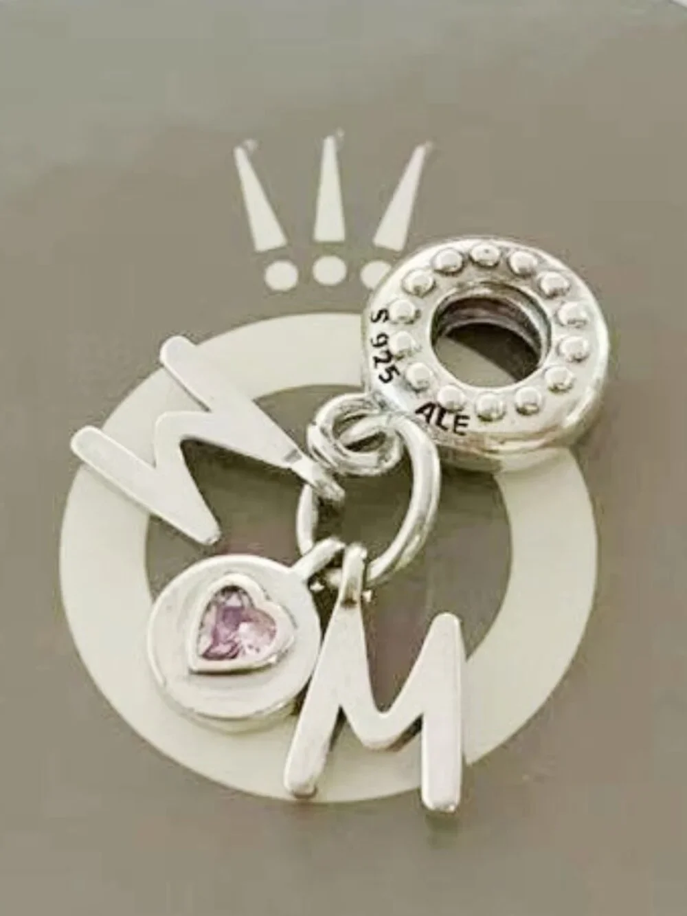 Pandora Mom Letters Dangle Charm